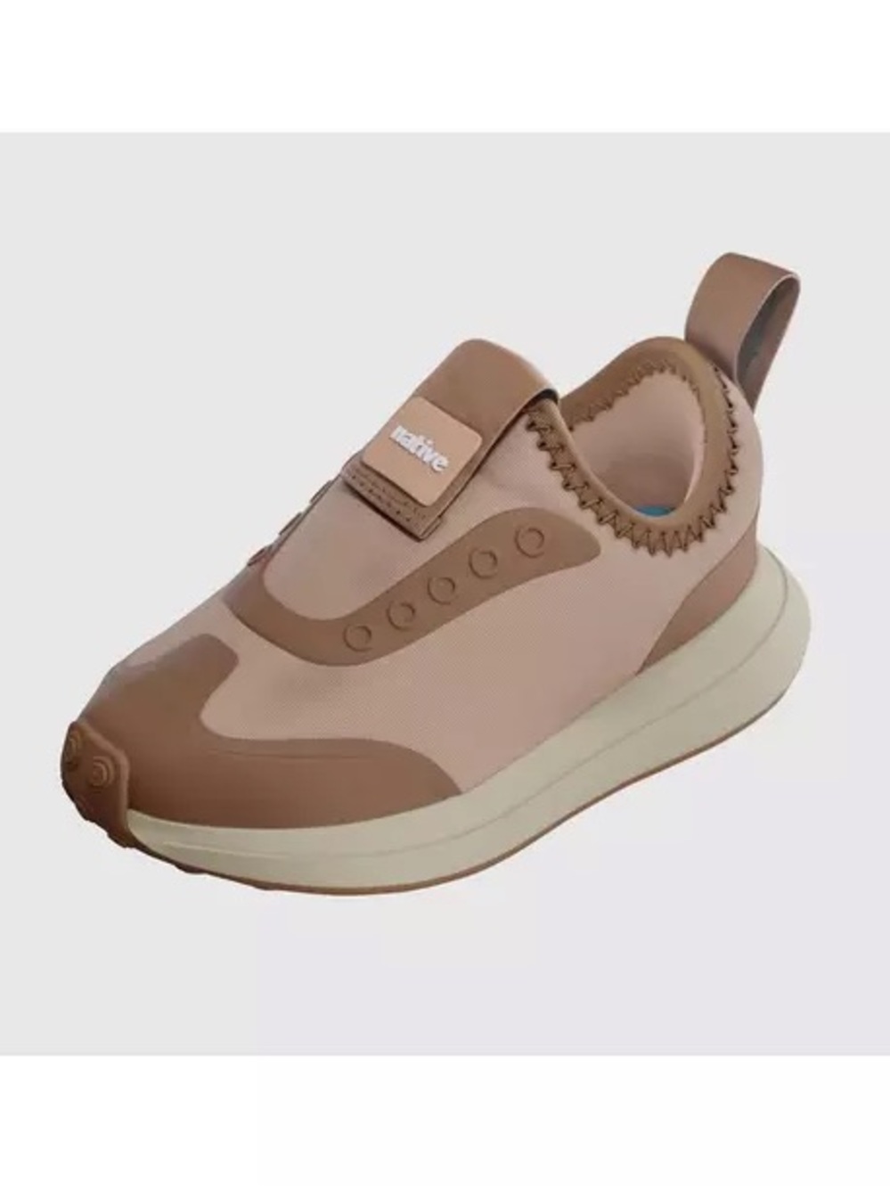 BOYS KHAKI ROBBIE DASH NATIVE SNEAKERS